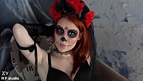 halloween bride craves deep anal gangbang with huge cocks