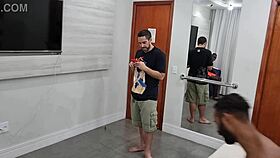 backstage with curvy anny lopes cumming hard on double vaginal dp