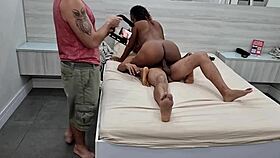 pregnant amateur backstage takes dp fucked hard by multiple guys