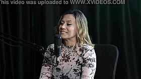 brazilian latina angelica morango naughty interview casting outdoor toys part 1