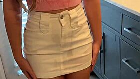 britt blair gets soaked then seduces her hot friend in steamy pov action