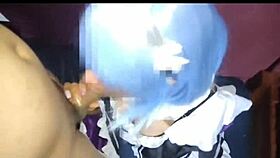 rem cosplay craves raw otaku thrill