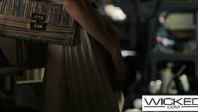 voyeur babe spies on couple fucking then joins wild threesome