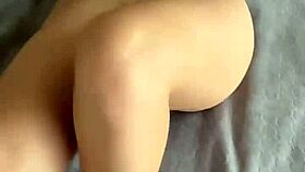 waking shaved latina pussy leads to fingering frenzy