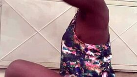 crazy african bitch twerks wild ass nonstop to afro beats