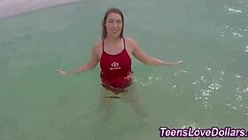 i watch my teen tits blasted with thick jizz in hardcore outdoor pov