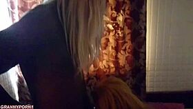 Blonde Babe Sucks Plays With Two Monster Cocks Hardcore