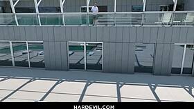 Princess Alice takes monster cock deep in her ass ending with huge cum facial 💦🍑