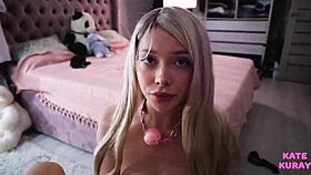 hey check this nice fuck ending in facial on sexy blonde