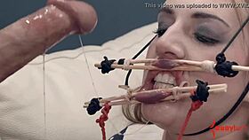 imagine this blowjob doll alisha adams bound and face fucked rough by monster cock