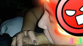 hey, check out this homemade wife slurping up a messy blowjob from her man