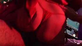 Milf vampire cosplay seduces couple in her mansion 😈🧛