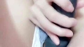 a chinese girl masturbates to squirting bliss