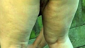 Wife relaxes in garden while i secretly film 😏🌿