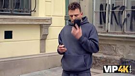 i'm the busty european neighbor with huge fake tits you spy on