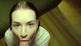 Public Agent Santa Helper Matty Mila Perez Sucks Big Dick Pov