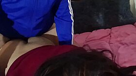 Found this lost vid of tight Mexican schoolgirl slut bent over for older guy's cock after class