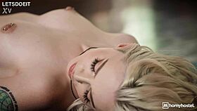 damn this yoga slut stretches her ass and pussy on roommate's cock part 4