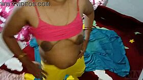 indian housewife's big ass pounded before husband