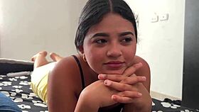 I'm shaking with desire as this petite tattooed beauty gives up her virginity in POV bliss.