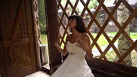 bride sneaks off post-vows for quick cheating doggystyle pounding 😈💍