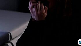 Dominant milf bites hard on teen nipples then licks her wet pussy deep.