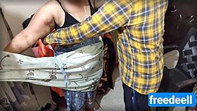 village milf's huge boobs bounce with tailor sex