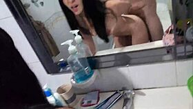 brutal bathroom fuck with hot sexy laura's big ass