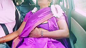 beautiful indian housewife seduces car driver with saree dirty talk