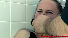 Ever wonder how far she'll go bound, gagged, and roughly dominated? Choking submission awaits.