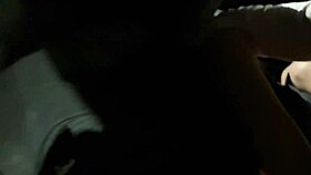 couple fucks in uber after party driver watches