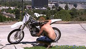 big tit milf sucks cock then rides it hard