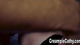 six guys take turns creampieing hot milf bareback gangbang