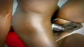 Hey fat ass student shakes that big booty on teacher's monster cock!