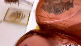 This horny girl ditches boyfriend to ride neighbor cock