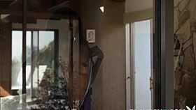 Victoria Antoinette's luscious chocolate body strips bare teasing every curve