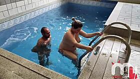 Pregnant fitness babe's wild trainer fuck filmed in creamy detail