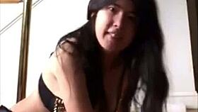 Chinese teen alexandria teases with her sexy gaping solos