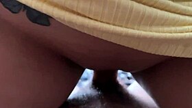 I'm shaking with desire as this petite tattooed beauty gives up her virginity in POV bliss.