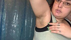 Sweaty Armpits Dripping with Thick Creamy Load