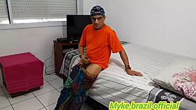 naughty maid anazinha shows up for work and gets her ASS FUCKED by boss in red sheer