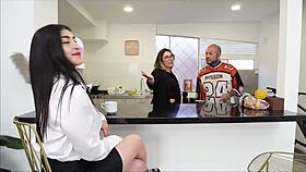 colombian beauty karina miller rides best friend's husband doggystyle deep