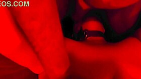 Submissive BBW Blindfolded for Brutal Deepthroat Face Fucking Domination