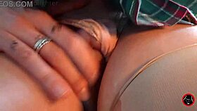 Cumming Hard In Tight Panties On Crowded Bus Ride