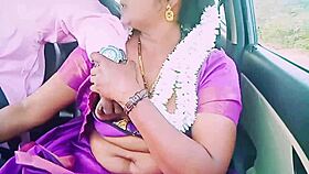 beautiful indian housewife seduces car driver with saree dirty talk