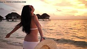 Chill Bikini Babes Relaxing In Country Setting