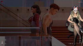 ms denvers stockings naughty GAME cosplay outdoor session tease