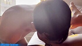 Guy hires sexy maid, slams her big ass and cums deep inside