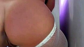 shoving dildo deep in my ass jerk with me baby