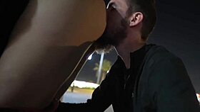 Licking wet spots in public outdoor wife compilation